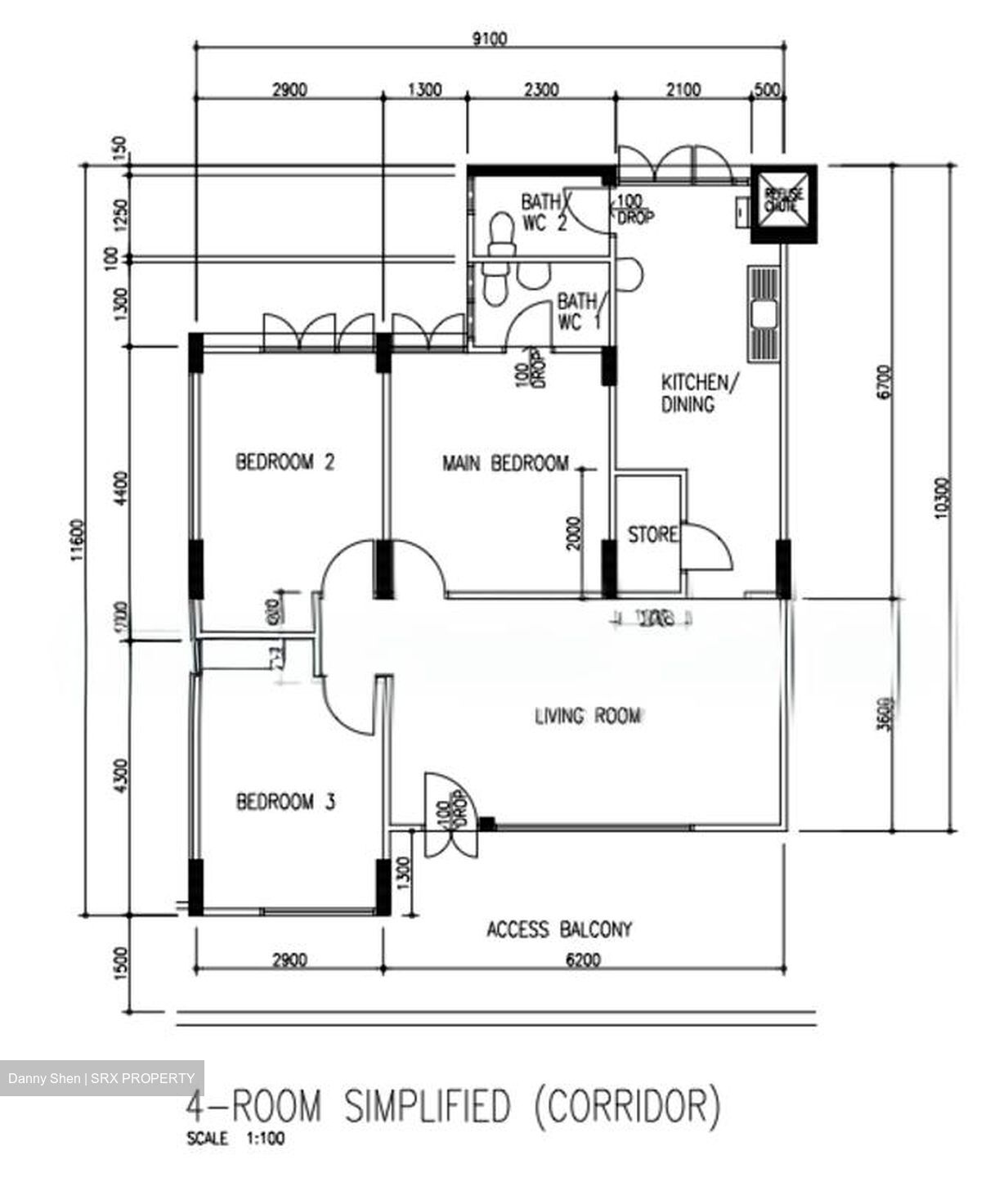 Blk 512 Bedok Reservoir - Punggol Vale (Hougang), HDB 4 Rooms #577813961